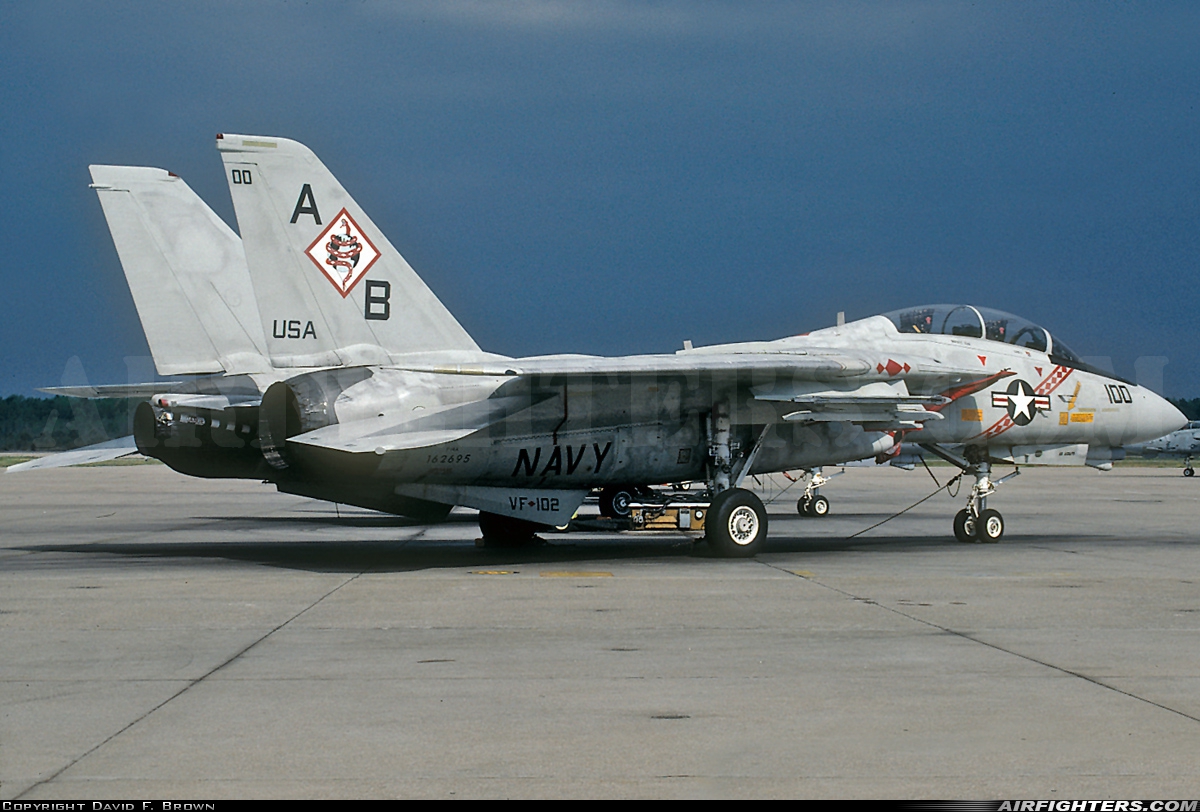 USA - Navy Grumman F-14A Tomcat 162695 at Virginia Beach - Oceana NAS / Apollo Soucek Field (NTU / KNTU), USA