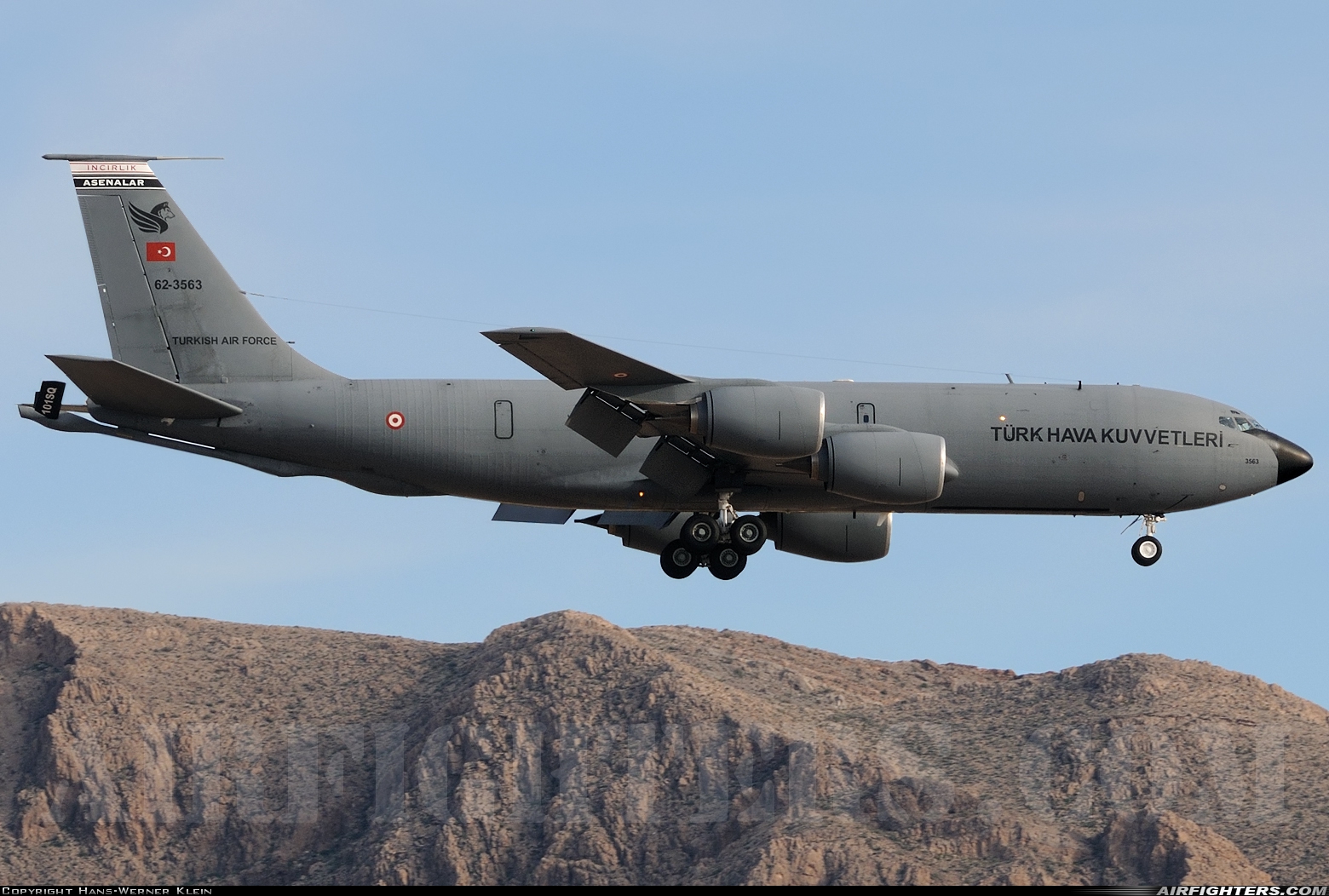 Türkiye - Air Force Boeing KC-135R Stratotanker (717-148) 62-3563 at Las Vegas - Nellis AFB (LSV / KLSV), USA