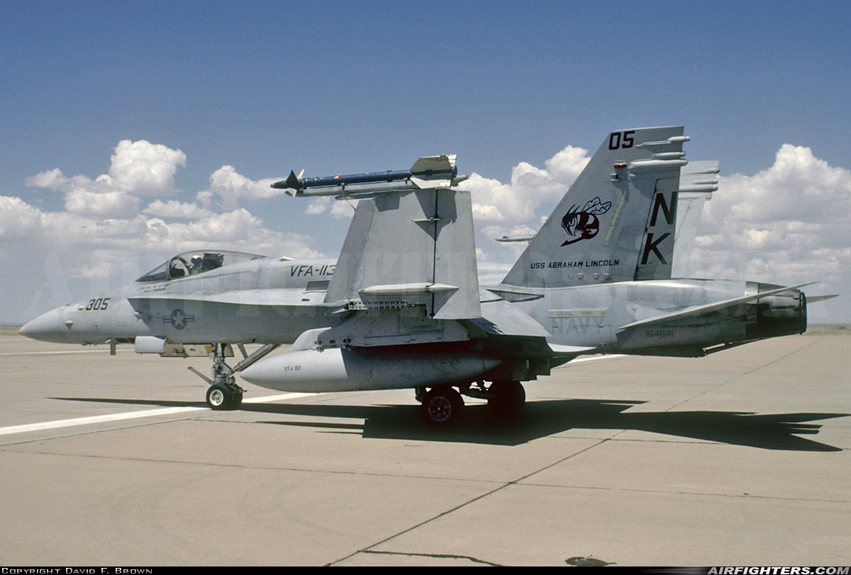 USA - Navy McDonnell Douglas F/A-18C Hornet 164641 at Roswell - Industrial Air Center (ROW / KROW), USA