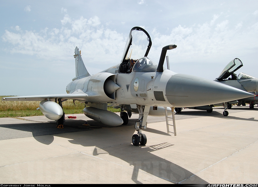 United Arab Emirates - Air Force Dassault Mirage 2000-9 725 at Pratica di Mare (- Mario de Bernardi) (LIRE), Italy