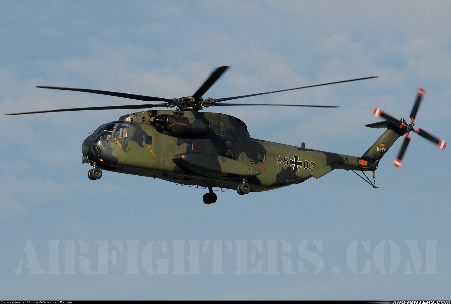Germany - Army Sikorsky CH-53G (S-65) 85+03 at Cologne / Bonn (- Konrad Adenauer / Wahn) (CGN / EDDK), Germany