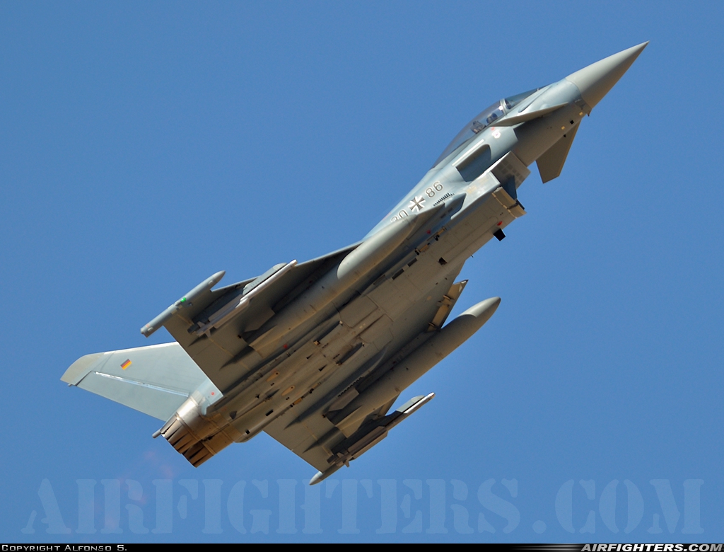 Germany - Air Force Eurofighter EF-2000 Typhoon S 30+86 at Albacete (- Los Llanos) (LEAB), Spain