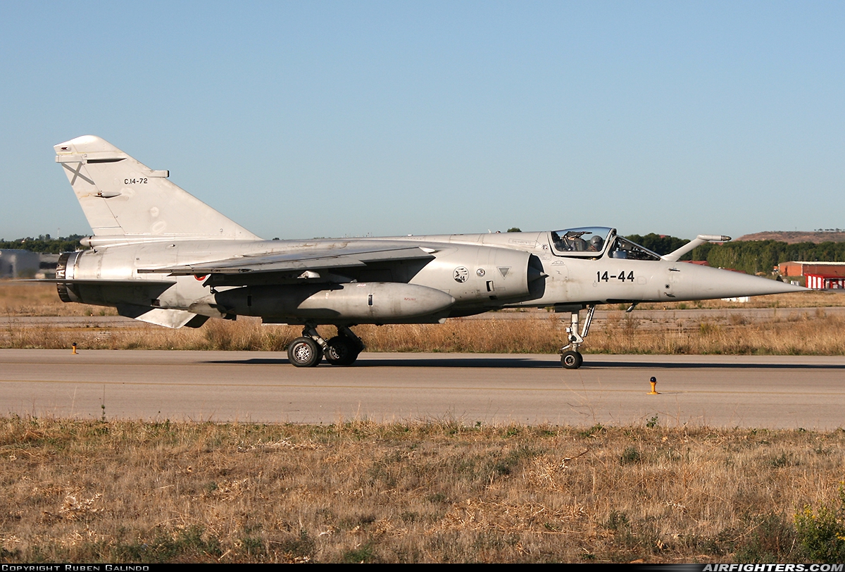 Spain - Air Force Dassault Mirage F1M C.14-72 at Madrid - Torrejon (TOJ / LETO), Spain