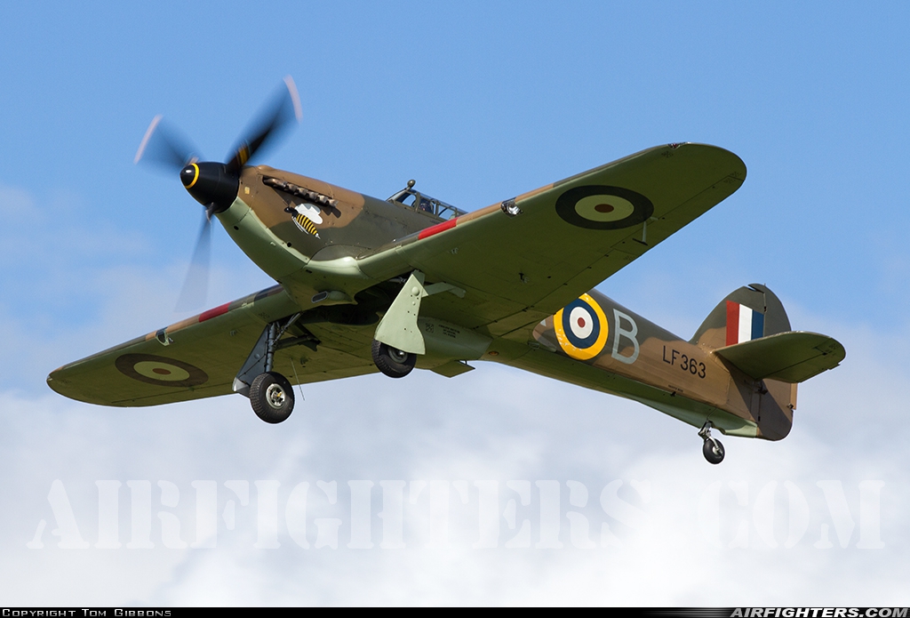 Photo ID 184495 by Tom Gibbons. UK Air Force Hawker Hurricane IIc, LF363
