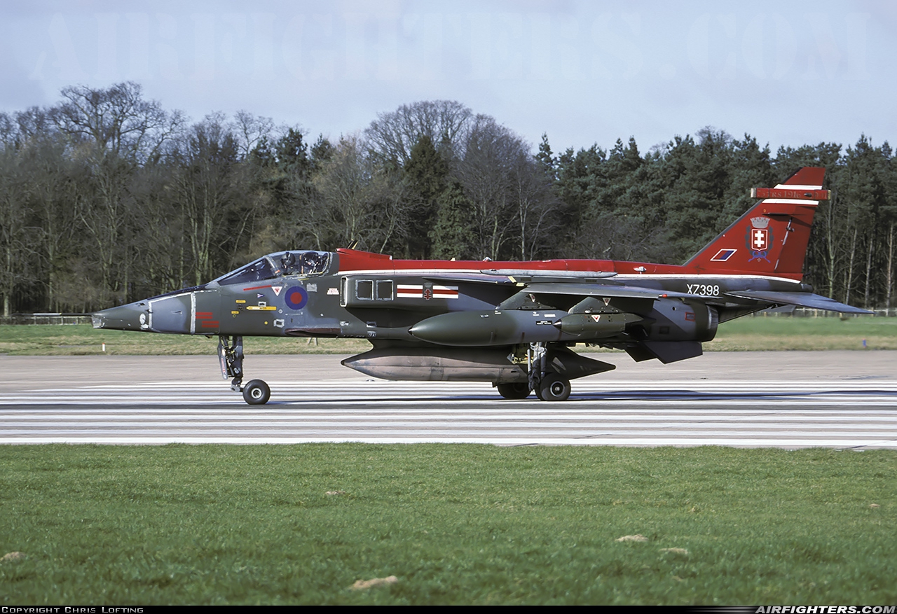 UK - Air Force Sepecat Jaguar GR3A XZ398 at Coltishall (CLF / EGYC), UK