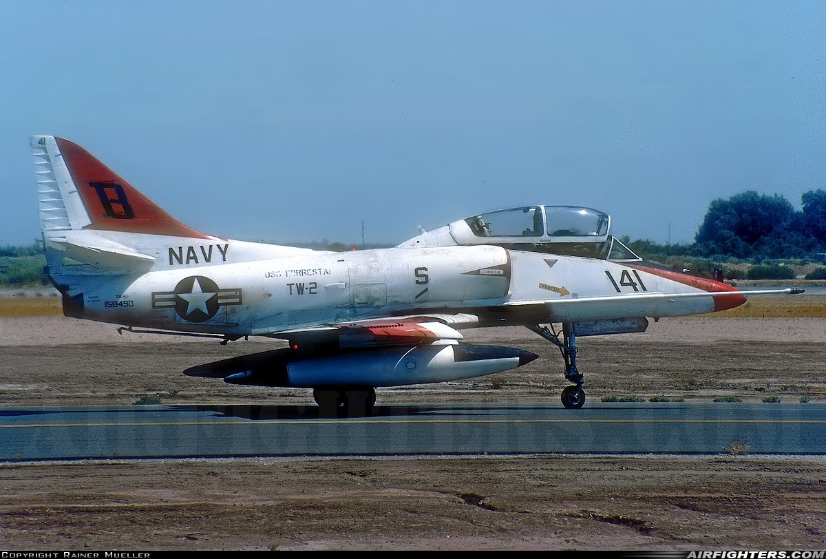 USA - Navy Douglas TA-4J Skyhawk 158490 at El Centro - NAF (NJK / KNJK), USA