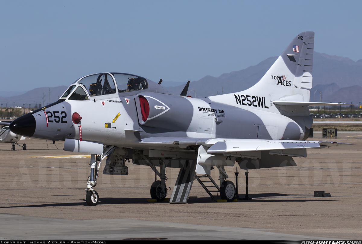Company Owned - Top Aces (ATSI) Douglas TA-4J Skyhawk N252WL at Goodyear - Phoenix / Goodyear (Litchfield Municipal) (GYR), USA