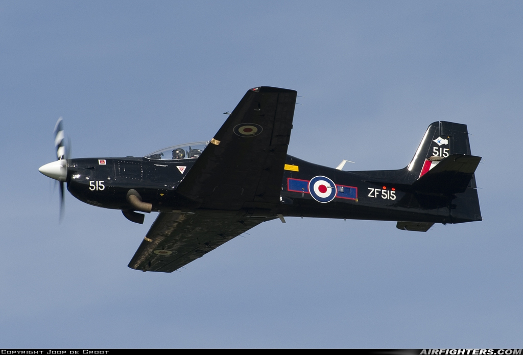 UK - Air Force Short Tucano T1 ZF515 at Linton on Ouse (EGXU), UK