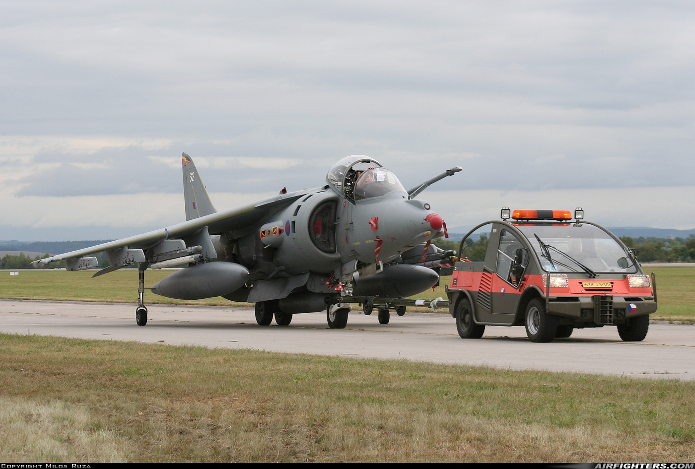 UK - Air Force British Aerospace Harrier GR.7 ZG472 at Hradec Kralove (LKHK), Czech Republic