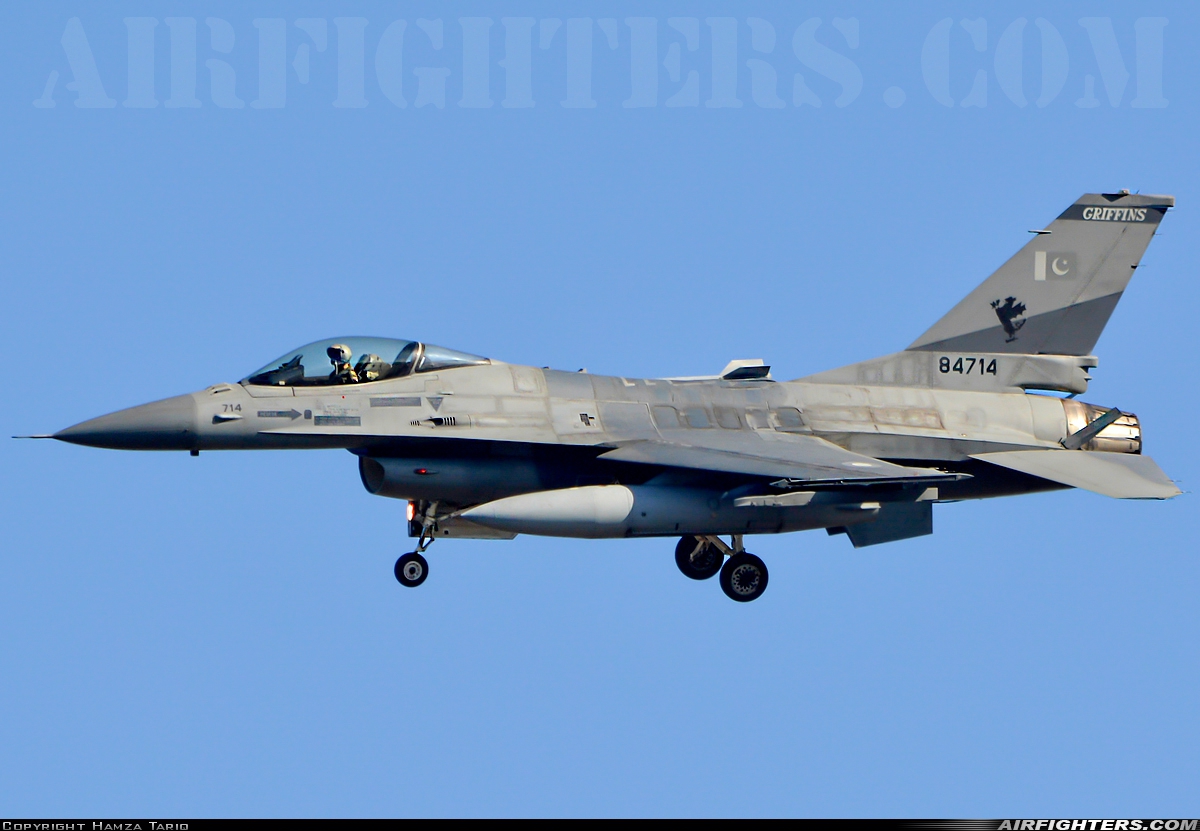 Pakistan - Air Force General Dynamics F-16AM Fighting Falcon 84-714 at Withheld, Pakistan