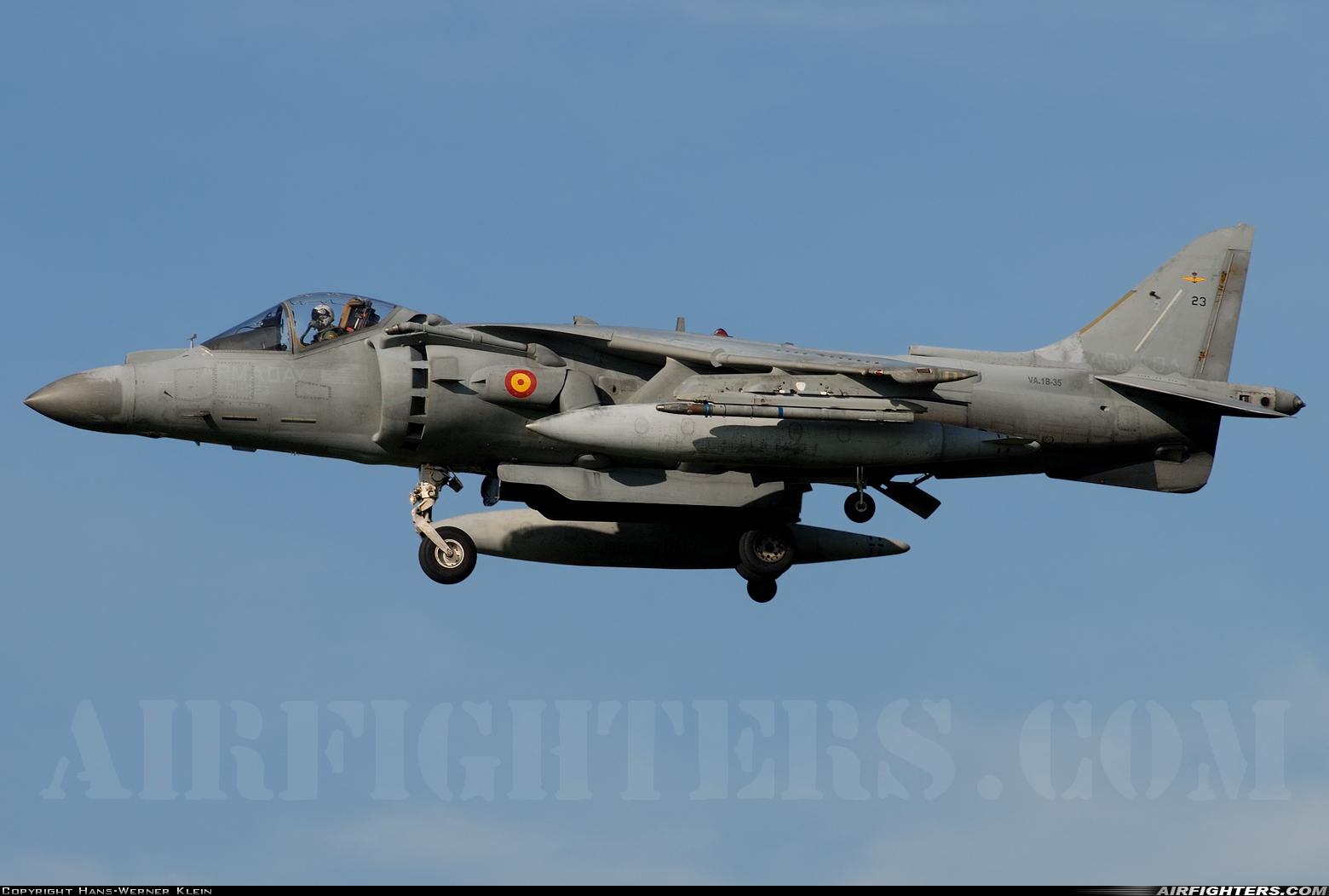 Spain - Navy McDonnell Douglas EAV-8B+ Harrier II VA.1B-35 at Florennes (EBFS), Belgium
