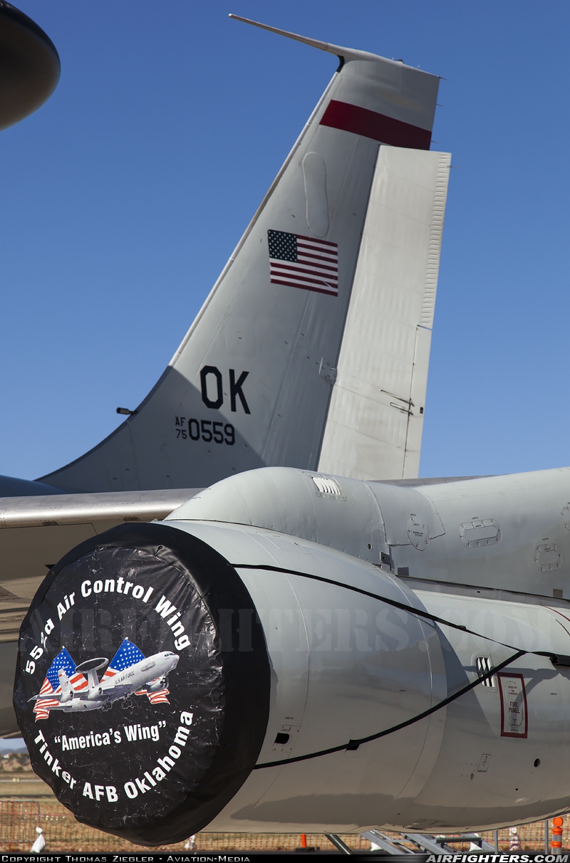 USA - Air Force Boeing E-3B Sentry (707-300) 75-0559 at Tucson - Davis-Monthan AFB (DMA / KDMA), USA