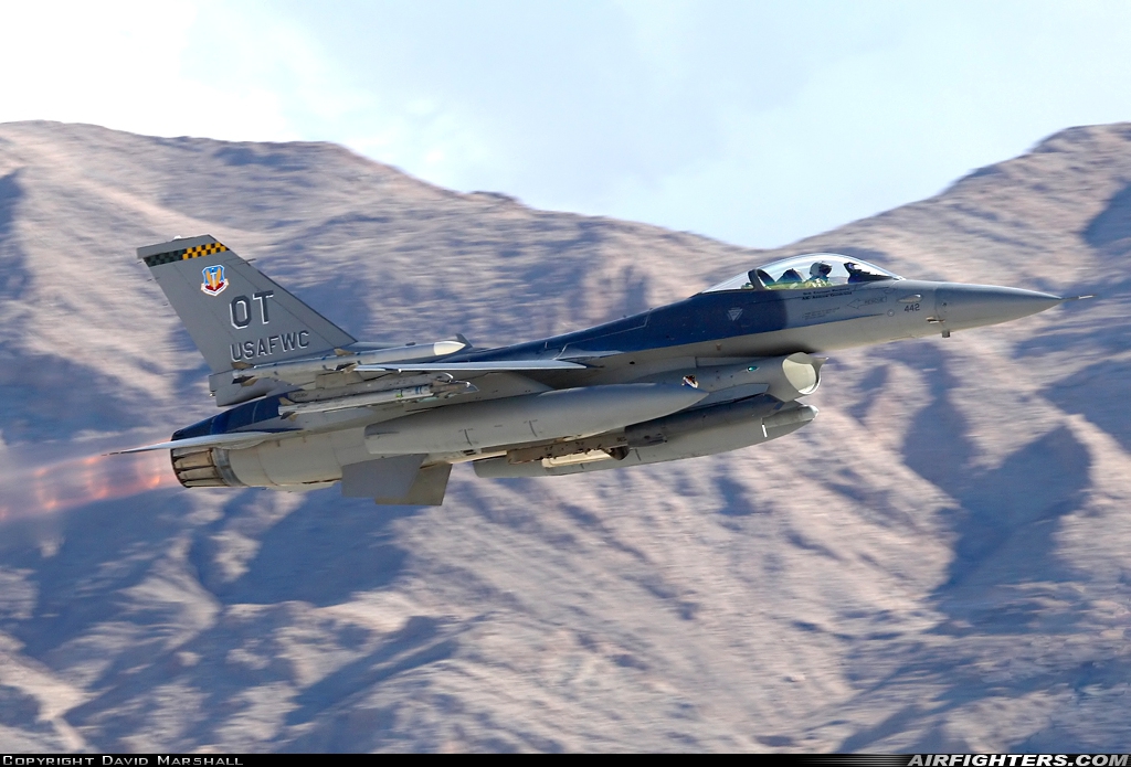 USA - Air Force General Dynamics F-16C Fighting Falcon 88-0442 at Las Vegas - Nellis AFB (LSV / KLSV), USA