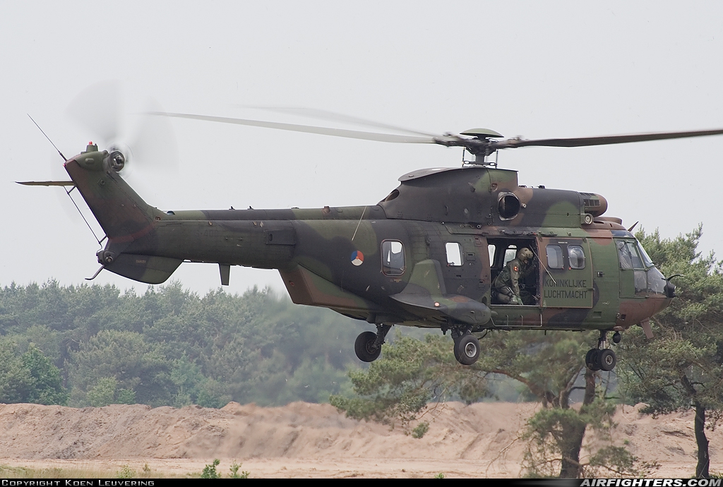 Netherlands - Air Force Aerospatiale AS-532U2 Cougar MkII S-400 at Off-Airport - Oirschotse Heide (GLV5), Netherlands