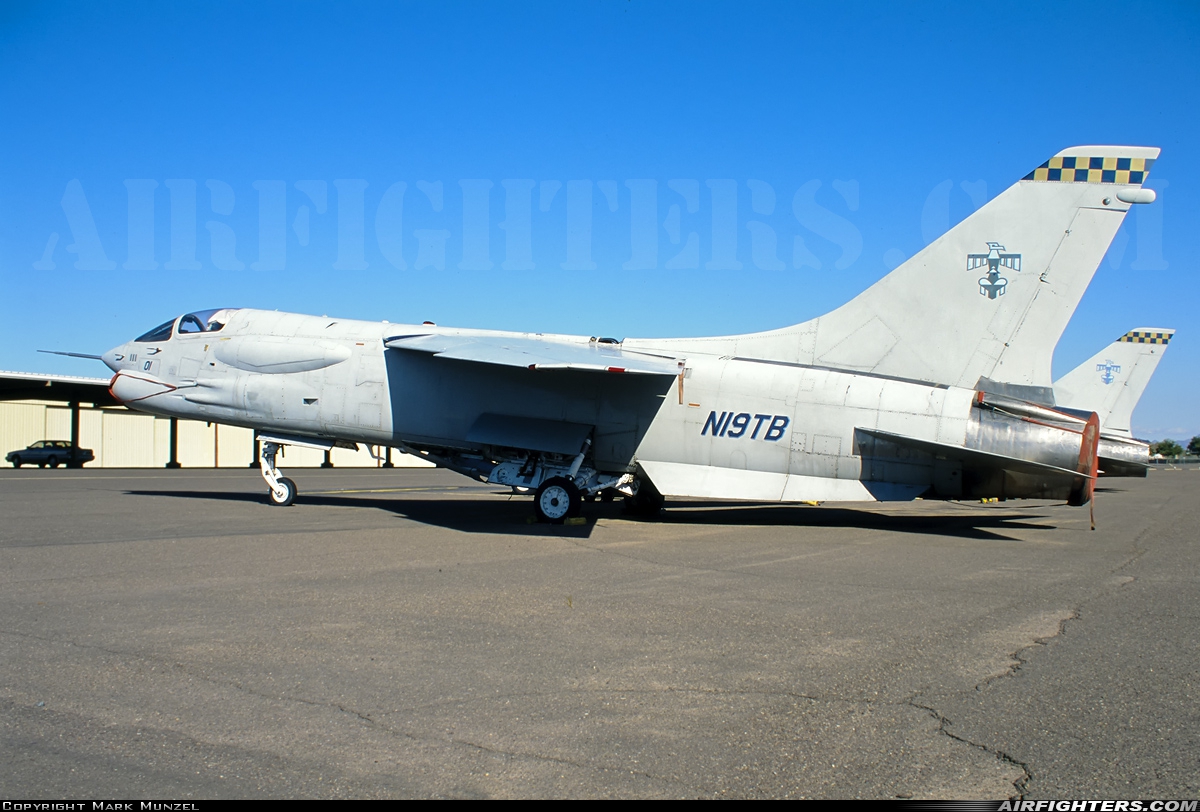 Private - Thunderbird Aviation Vought F-8K Crusader N19TB at Phoenix - Deer Valley (Municipal) (DVT), USA