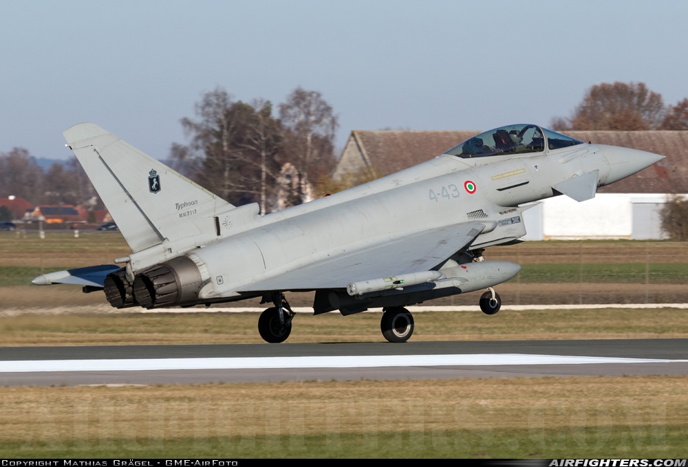 Italy - Air Force Eurofighter F-2000A Typhoon (EF-2000S) MM7317 at Neuburg - Zell (ETSN), Germany