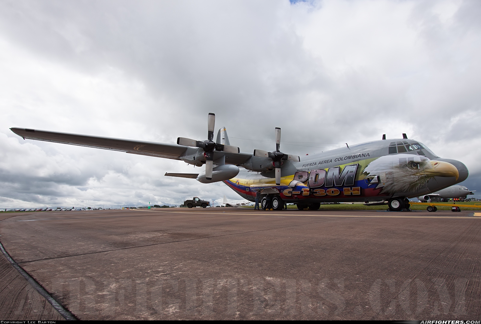 Colombia - Air Force Lockheed C-130H Hercules (L-382) FAC1004 at Fairford (FFD / EGVA), UK