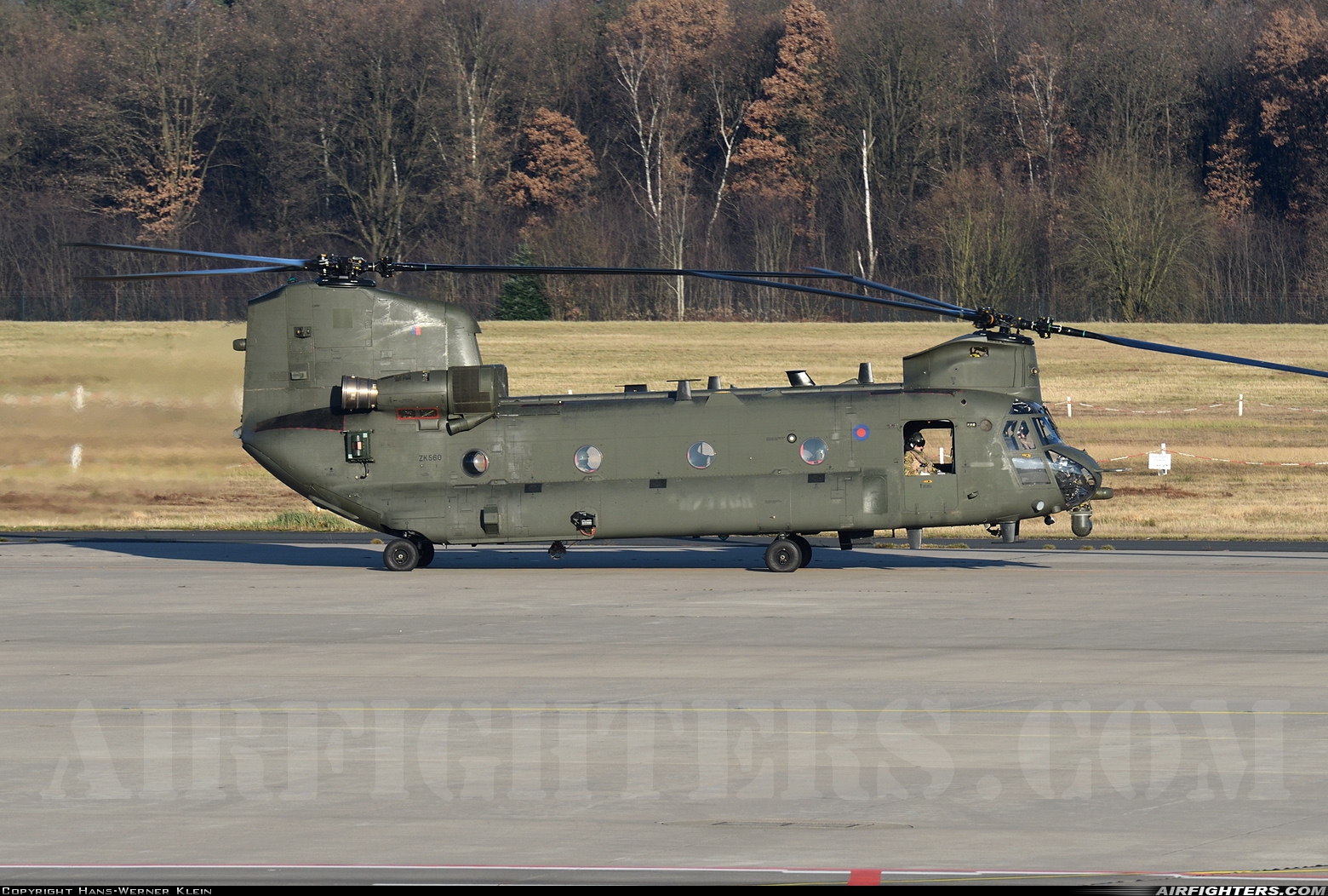 UK - Air Force Boeing Vertol Chinook HC6 (CH-47F) ZK560 at Cologne / Bonn (- Konrad Adenauer / Wahn) (CGN / EDDK), Germany