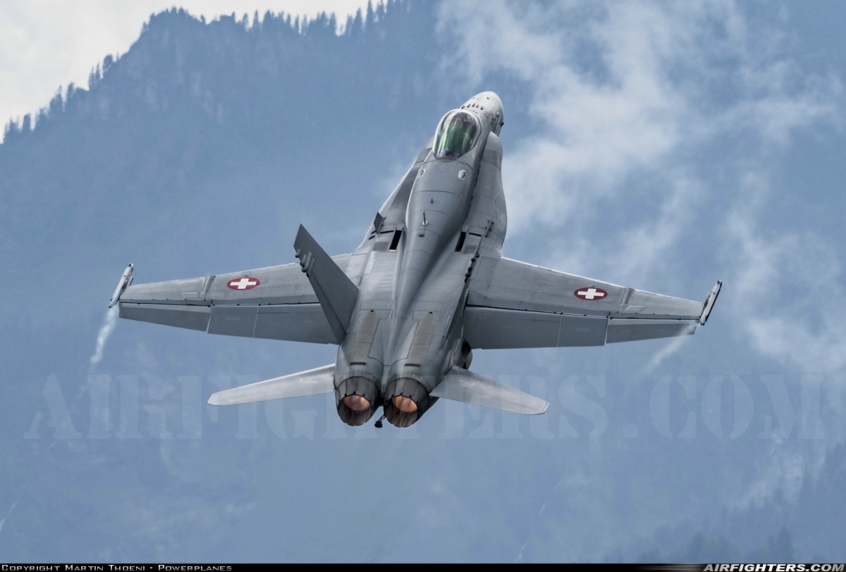 Switzerland - Air Force McDonnell Douglas F/A-18C Hornet J-5005 at Emmen (EML / LSME), Switzerland