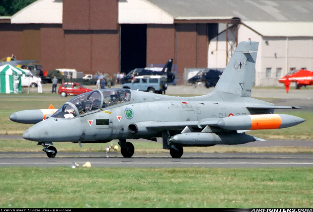Italy - Air Force Aermacchi MB-339A MM54510 at Fairford (FFD / EGVA), UK