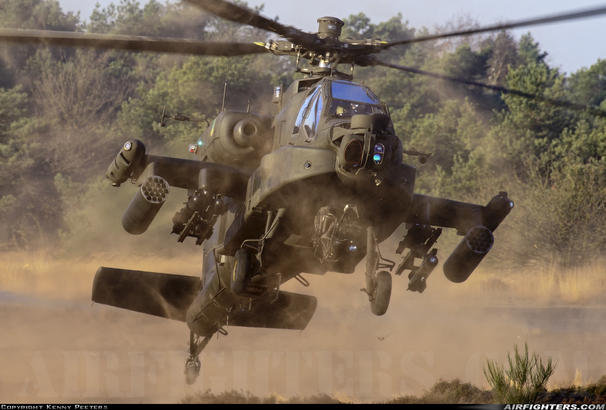 Netherlands - Air Force Boeing AH-64DN Apache Longbow Q-29 at Off-Airport - Oirschotse Heide (GLV5), Netherlands