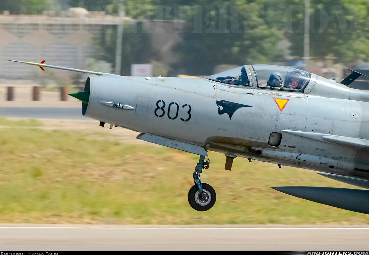 Pakistan - Air Force Chengdu F-7PG 01-803 at Withheld, Pakistan