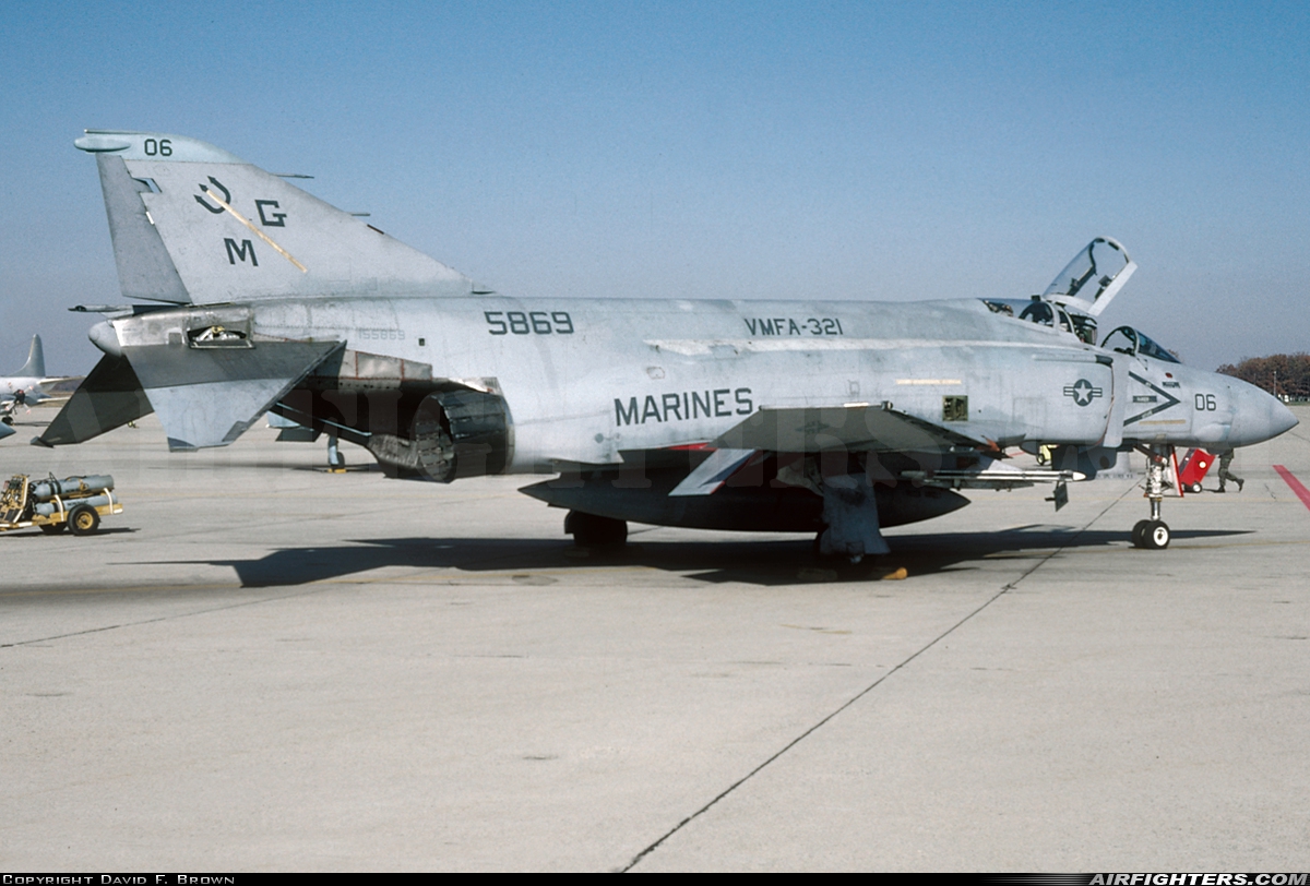 USA - Marines McDonnell Douglas F-4S Phantom II 155869 at Camp Springs - Andrews AFB (Washington NAF) (ADW / NSF / KADW), USA