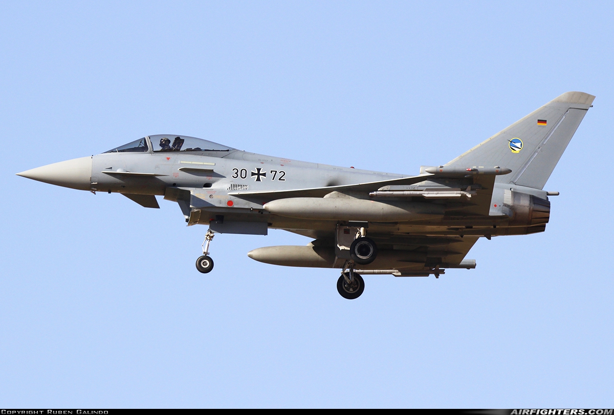 Germany - Air Force Eurofighter EF-2000 Typhoon S 30+72 at Albacete (- Los Llanos) (LEAB), Spain