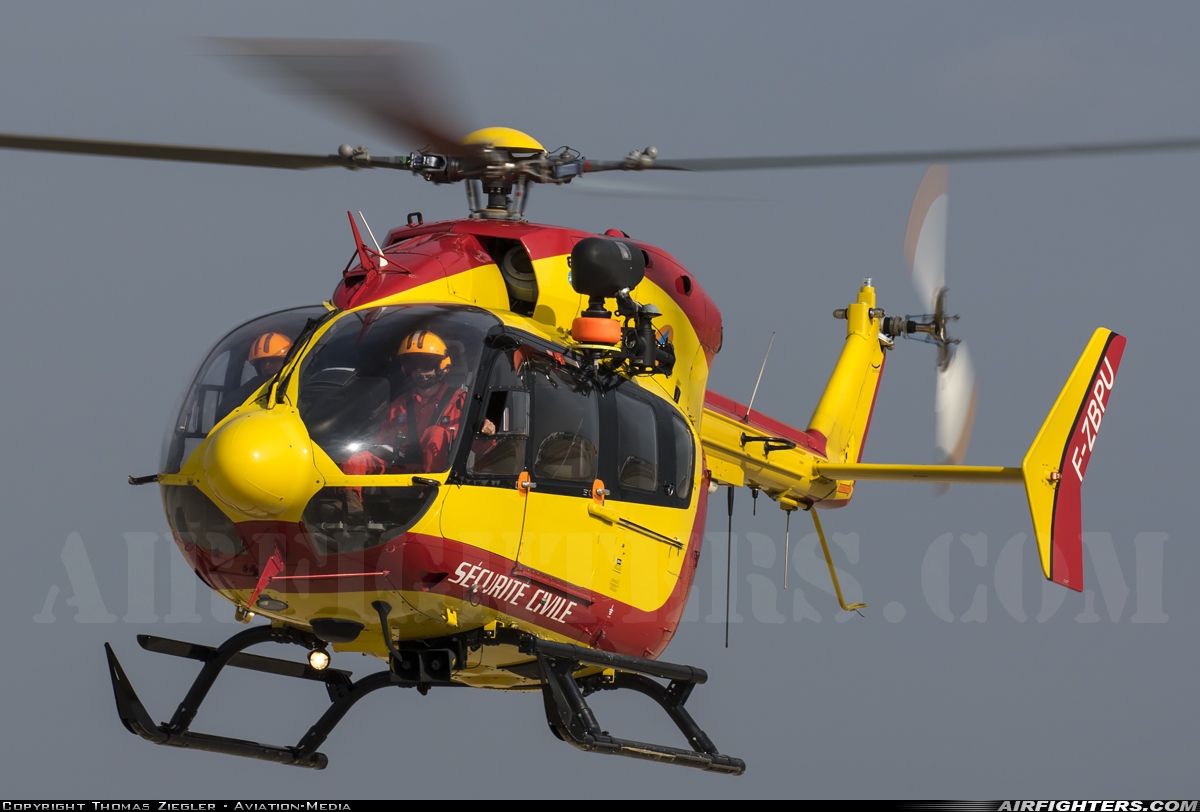 France - Securite Civile Eurocopter EC-145C2 F-ZBPU at Istres - Le Tube (LFMI), France