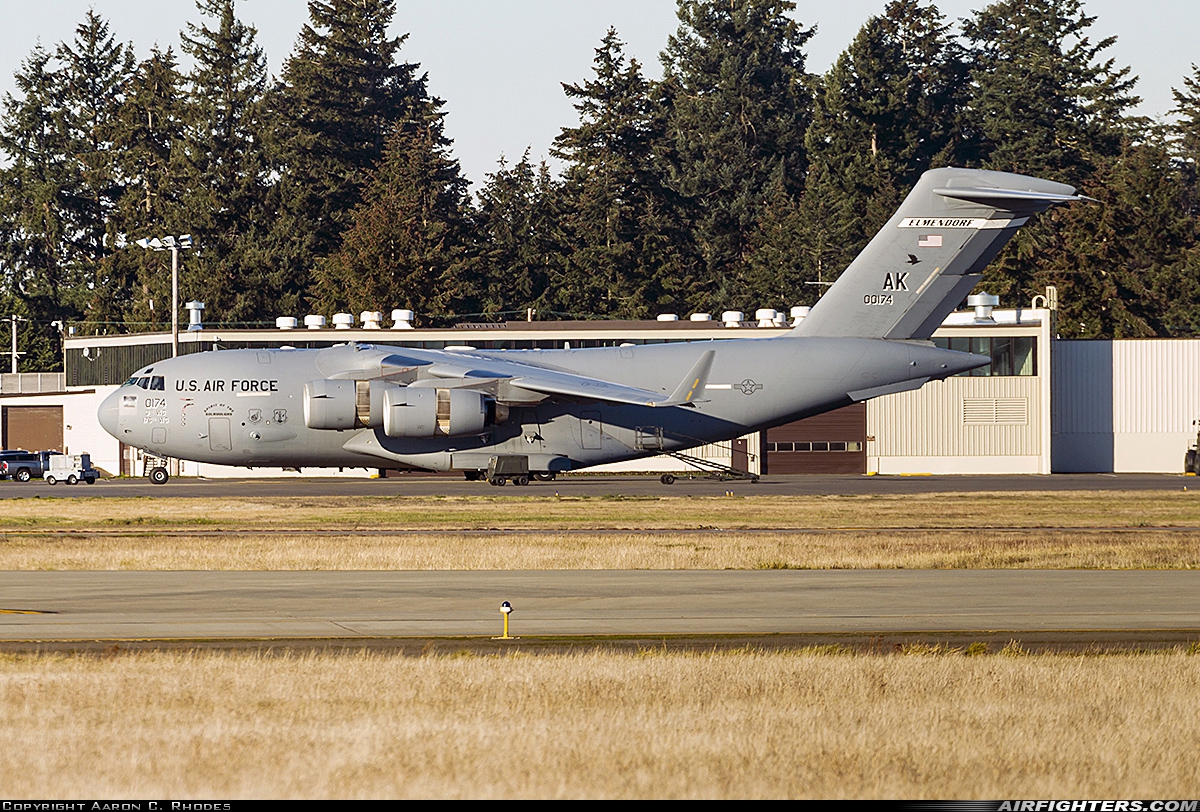 USA - Air Force Boeing C-17A Globemaster III 00-0174 at Tacoma - McChord AFB (TCM / KTCM), USA