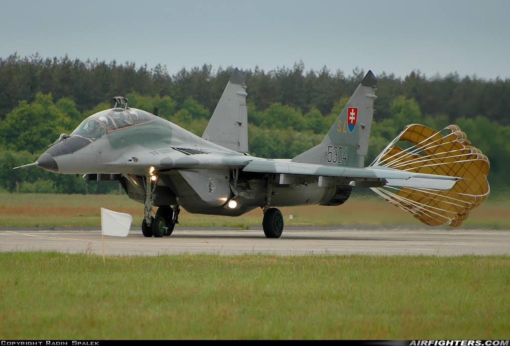 Slovakia - Air Force Mikoyan-Gurevich MiG-29UBS (9.51) 5304 at Swidwin (EPSN), Poland