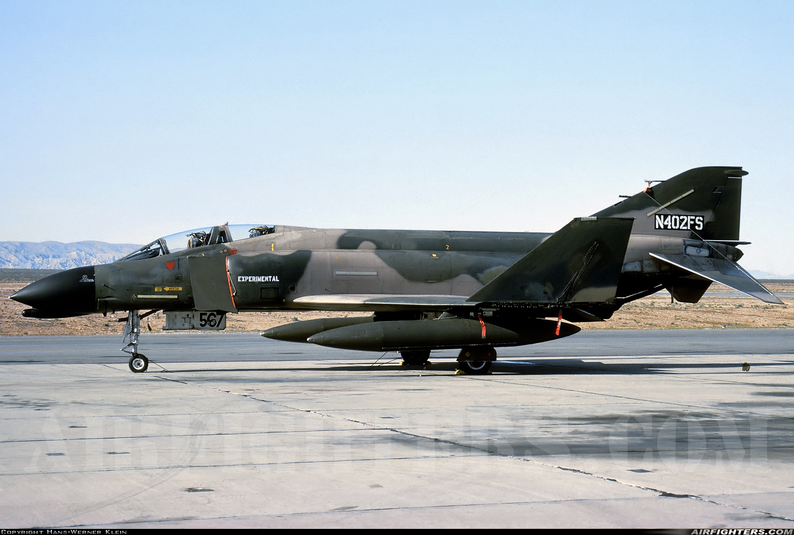 USA - Air Force McDonnell Douglas F-4C Phantom II 63-7567 at Mojave (MHV), USA