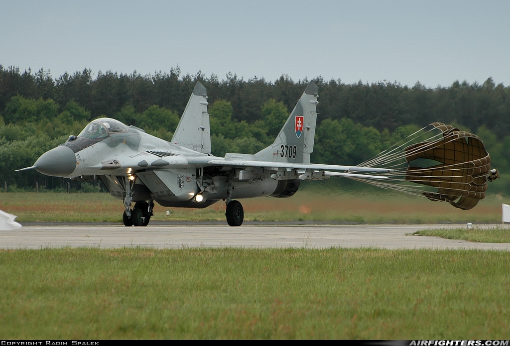 Slovakia - Air Force Mikoyan-Gurevich MiG-29AS 3709 at Swidwin (EPSN), Poland