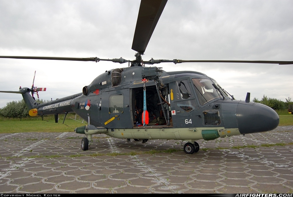 Netherlands - Navy Westland WG-13 Lynx SH-14D 264 at Leeuwarden (LWR / EHLW), Netherlands