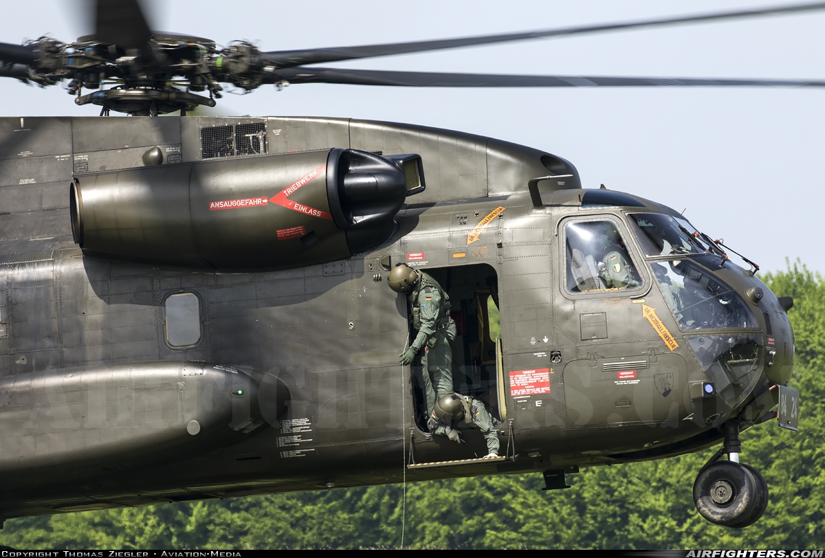 Germany - Air Force Sikorsky CH-53G (S-65) 84+24 at Laupheim (ETHL), Germany