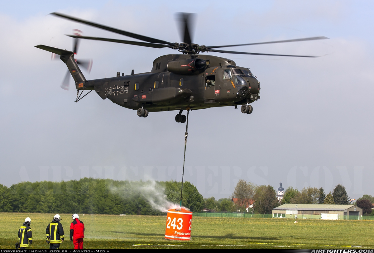 Germany - Air Force Sikorsky CH-53G (S-65) 84+24 at Laupheim (ETHL), Germany