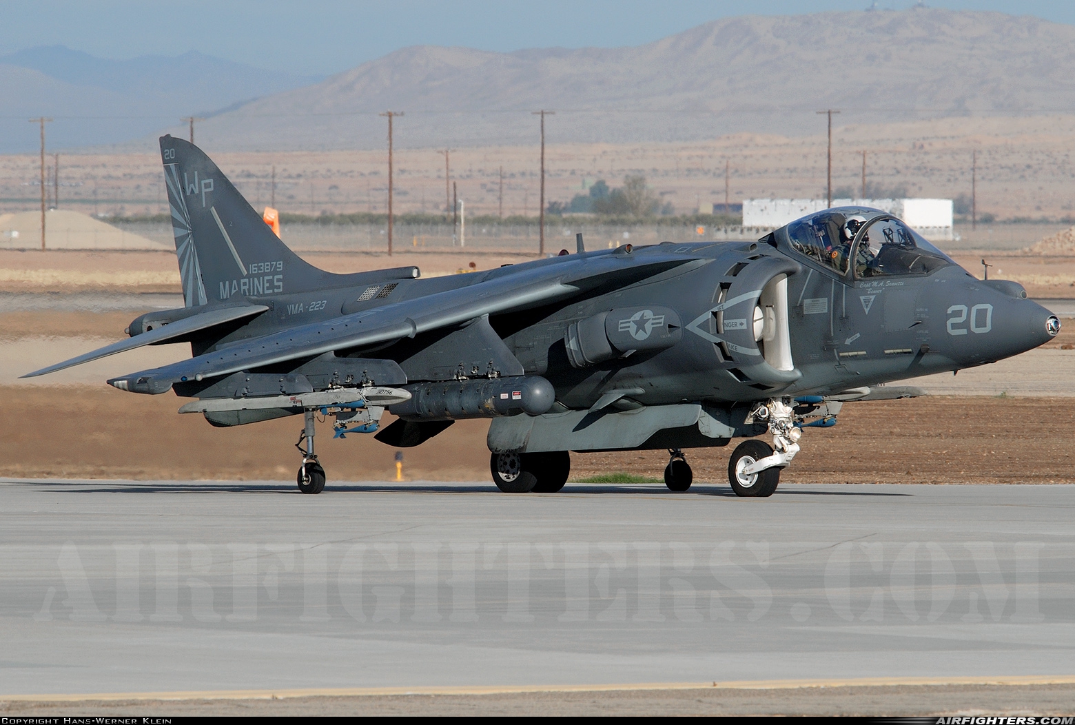 USA - Marines McDonnell Douglas AV-8B Harrier II 163879 at El Centro - NAF (NJK / KNJK), USA