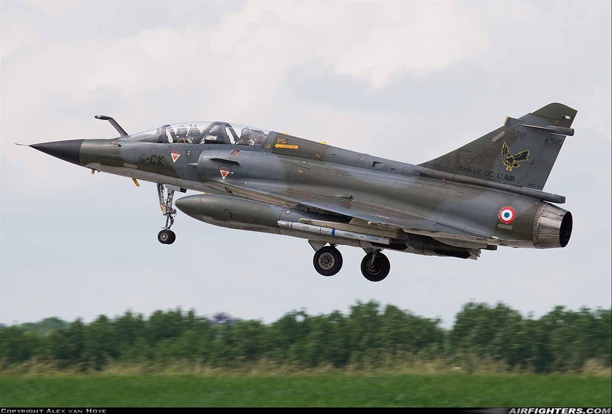 France - Air Force Dassault Mirage 2000N 361 at Florennes (EBFS), Belgium