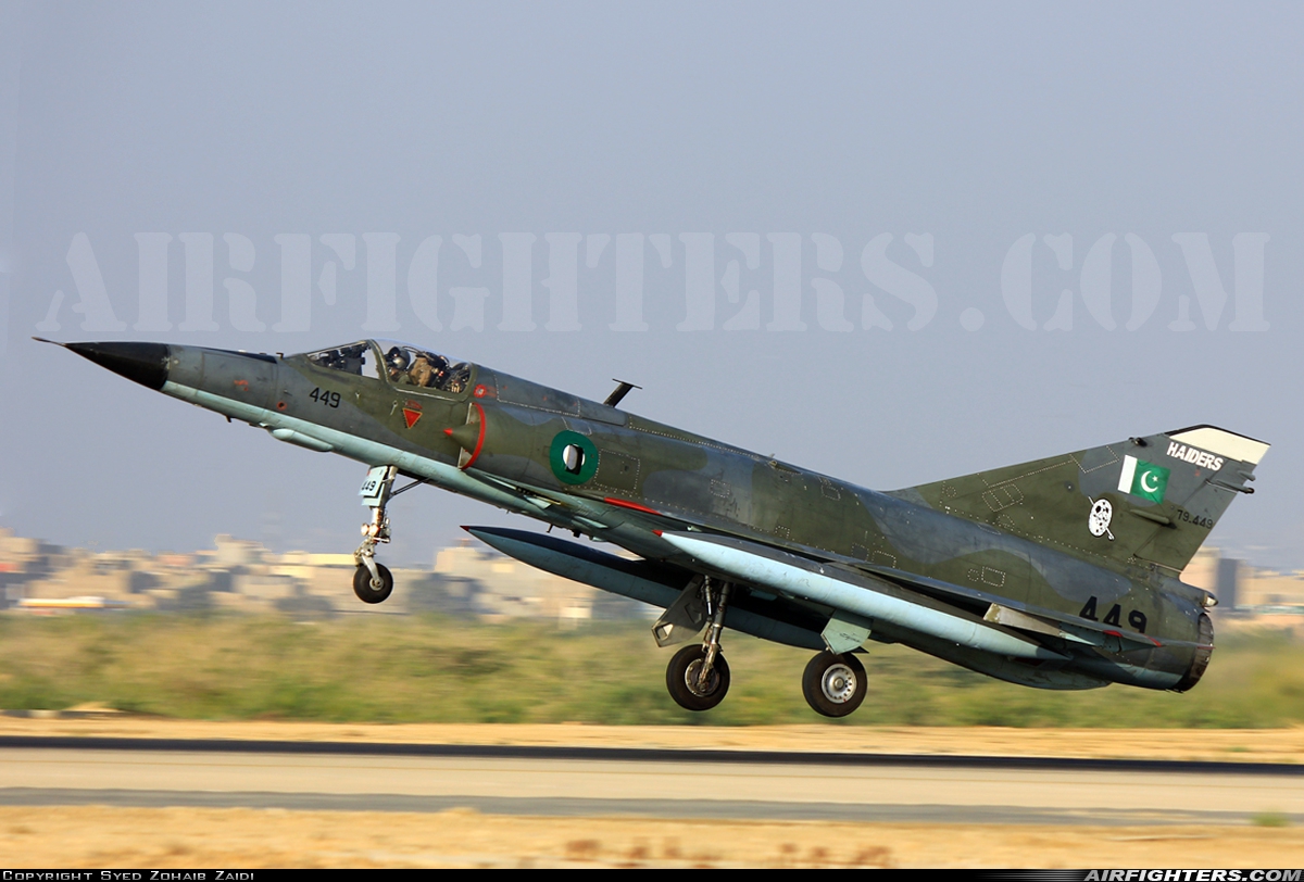 Pakistan - Air Force Dassault Mirage 5PA3 79-449 at Withheld, Pakistan