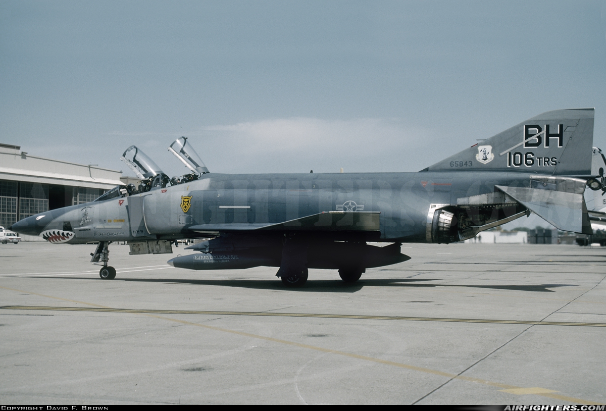 USA - Air Force McDonnell Douglas RF-4C Phantom II 65-0843 at Norfolk - Norfolk NAS / Chambers Field (NGU / KNGU), USA