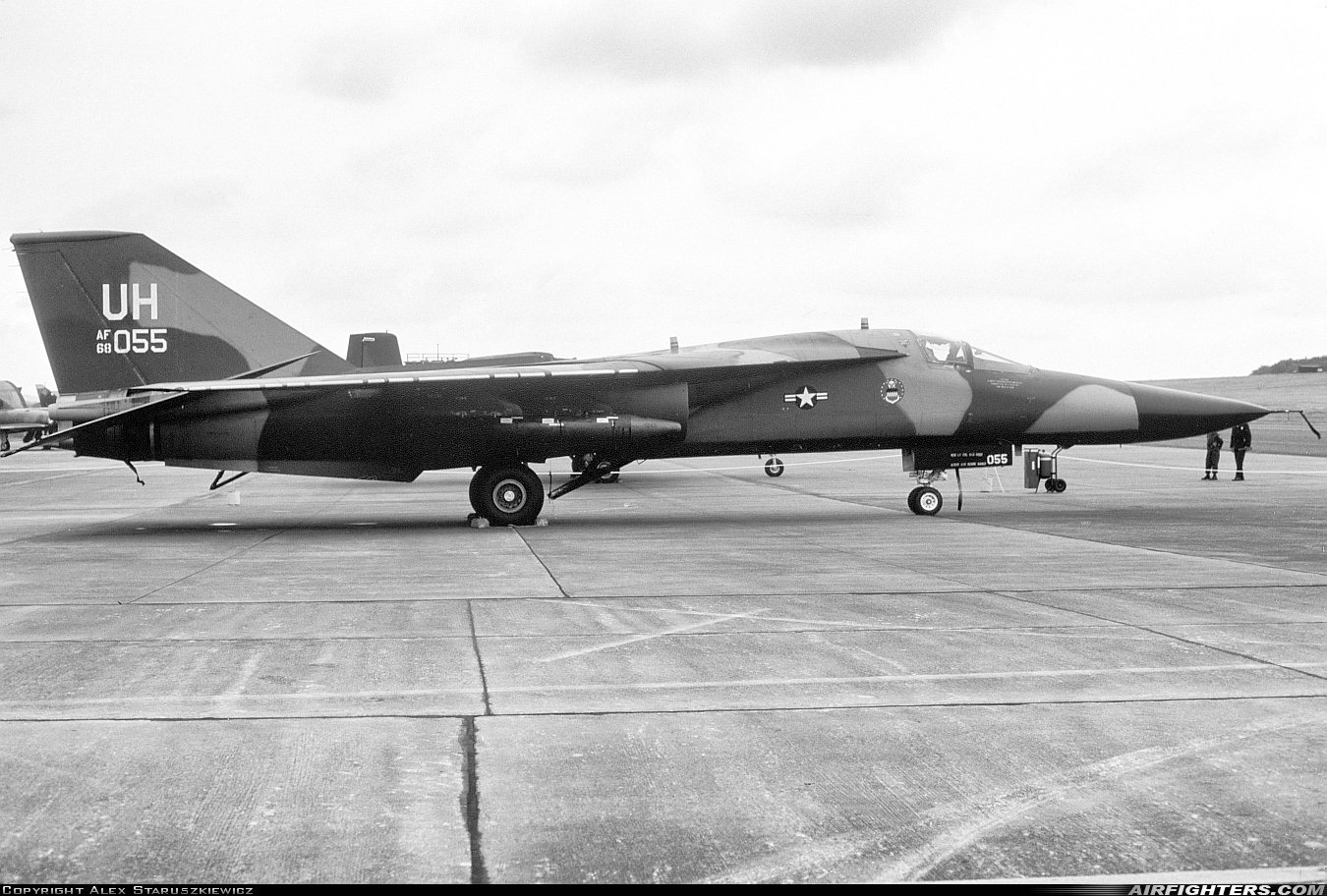 USA - Air Force General Dynamics F-111E Aardvark 68-0055 at Bitburg (BBJ / EDRB), Germany