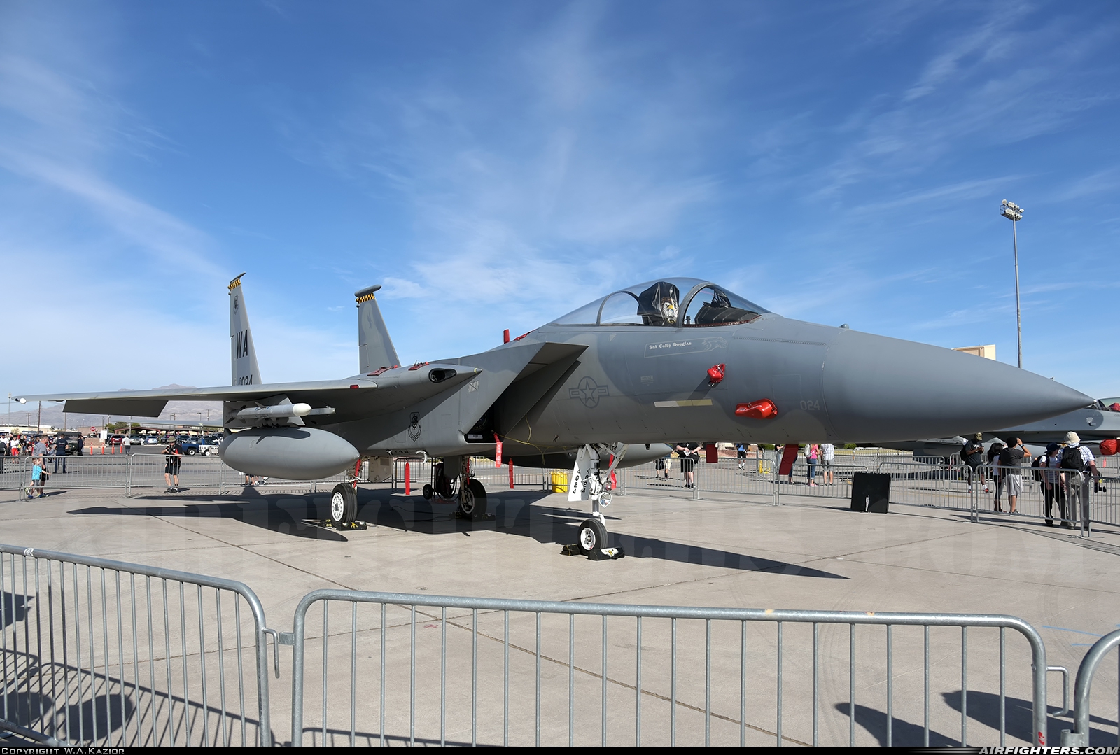 USA - Air Force McDonnell Douglas F-15C Eagle 84-0024 at Las Vegas - Nellis AFB (LSV / KLSV), USA