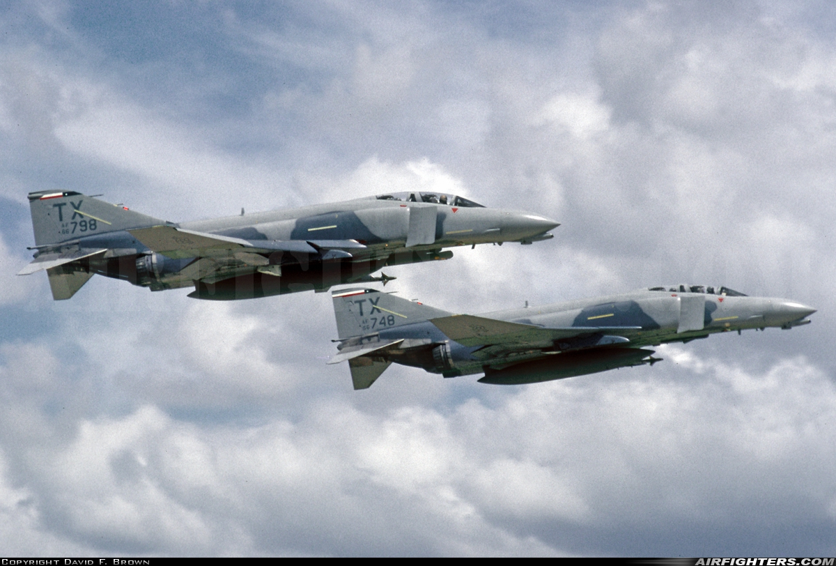 USA - Air Force McDonnell Douglas F-4D Phantom II 66-8798 at Austin - Bergstrom Int. (AFB) (AUS / KBSM), USA
