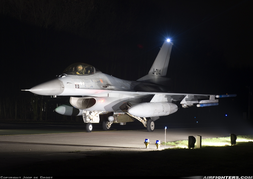 Netherlands - Air Force General Dynamics F-16AM Fighting Falcon J-014 at Uden - Volkel (UDE / EHVK), Netherlands