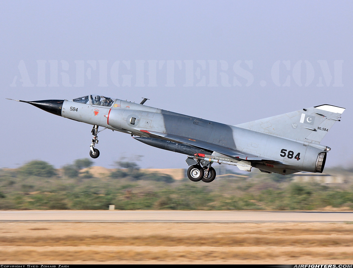 Pakistan - Air Force Dassault Mirage IIIEA 90-584 at Withheld, Pakistan