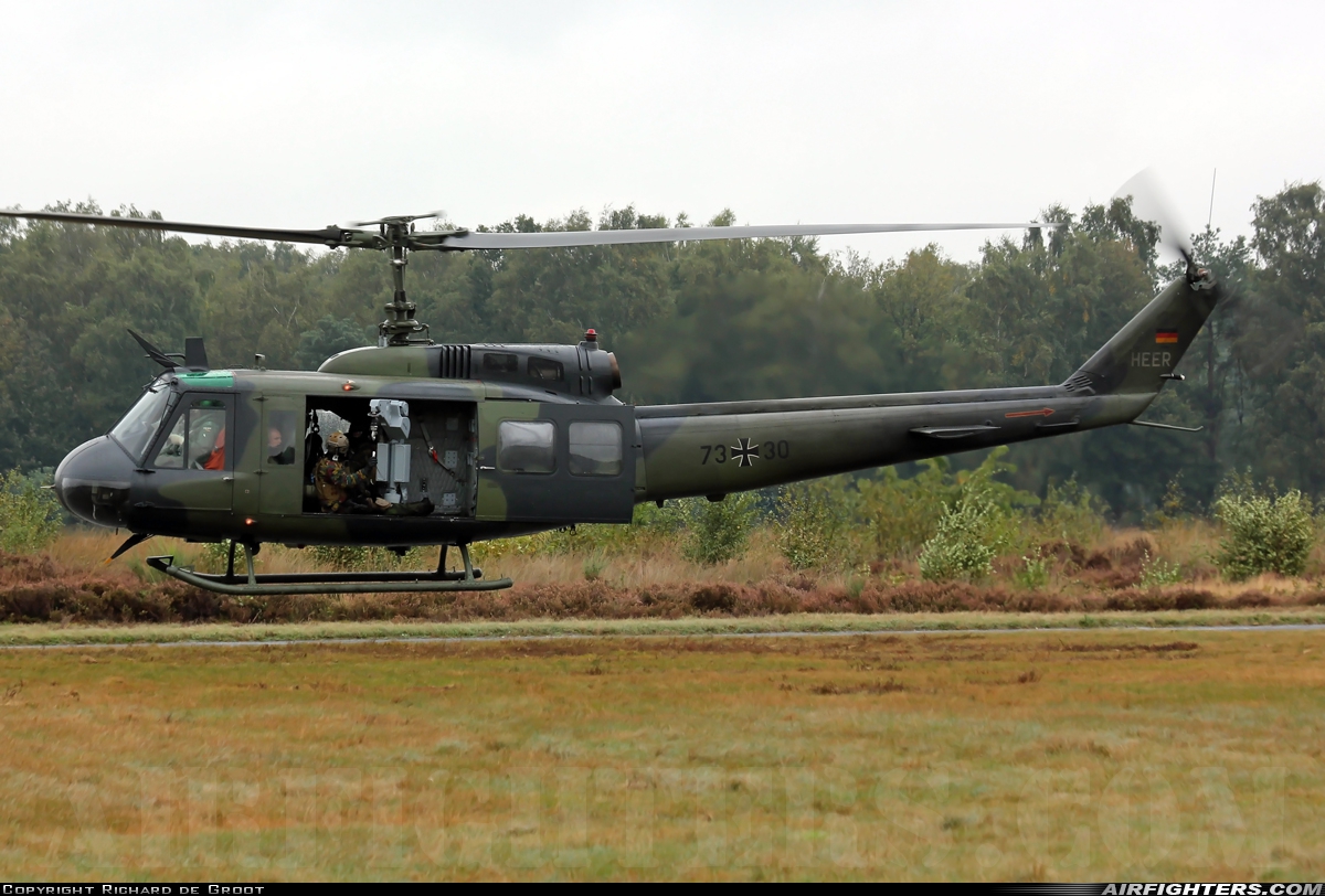 Germany - Army Bell UH-1D Iroquois (205) 73+30 at Kleine Brogel (EBBL), Belgium