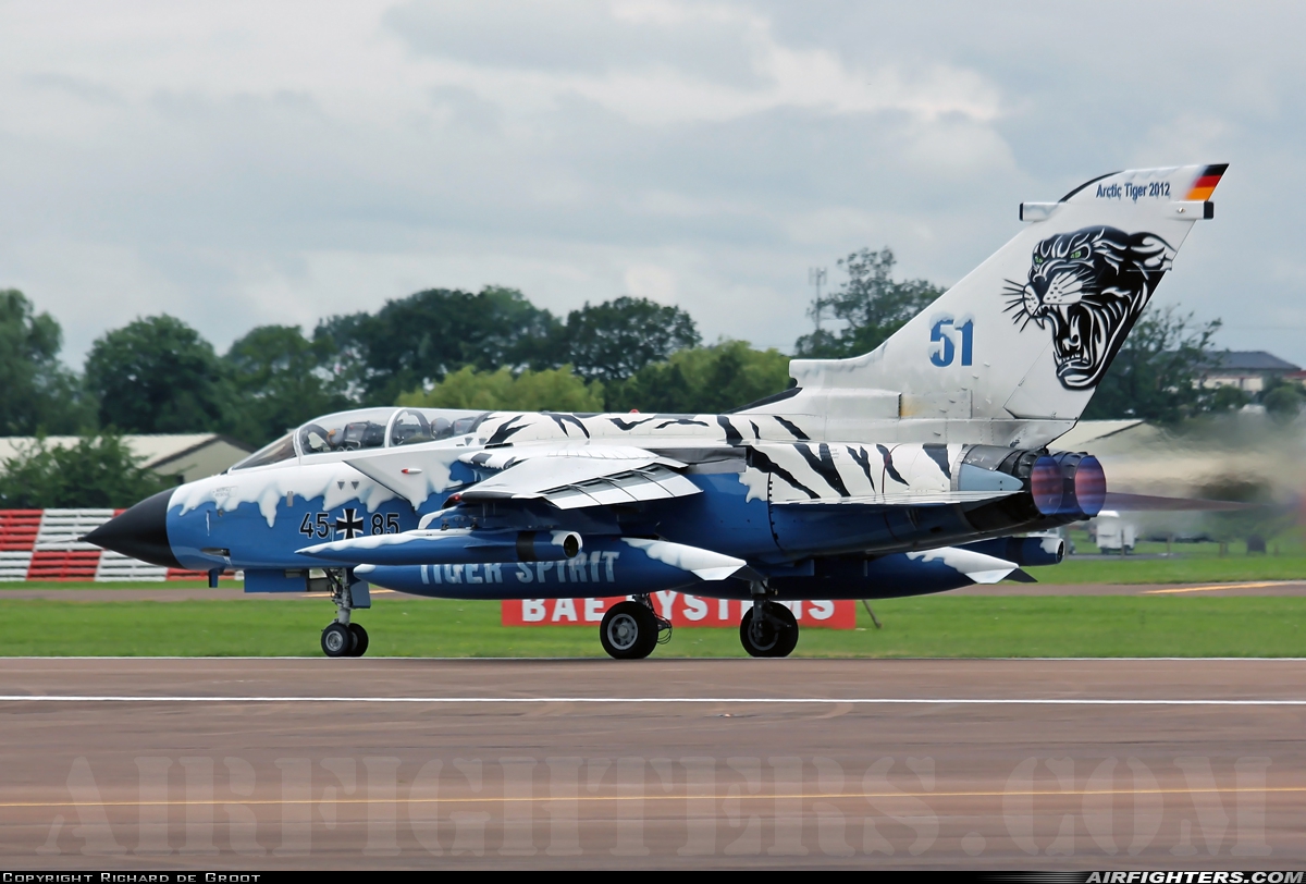 Germany - Air Force Panavia Tornado IDS 45+85 at Fairford (FFD / EGVA), UK