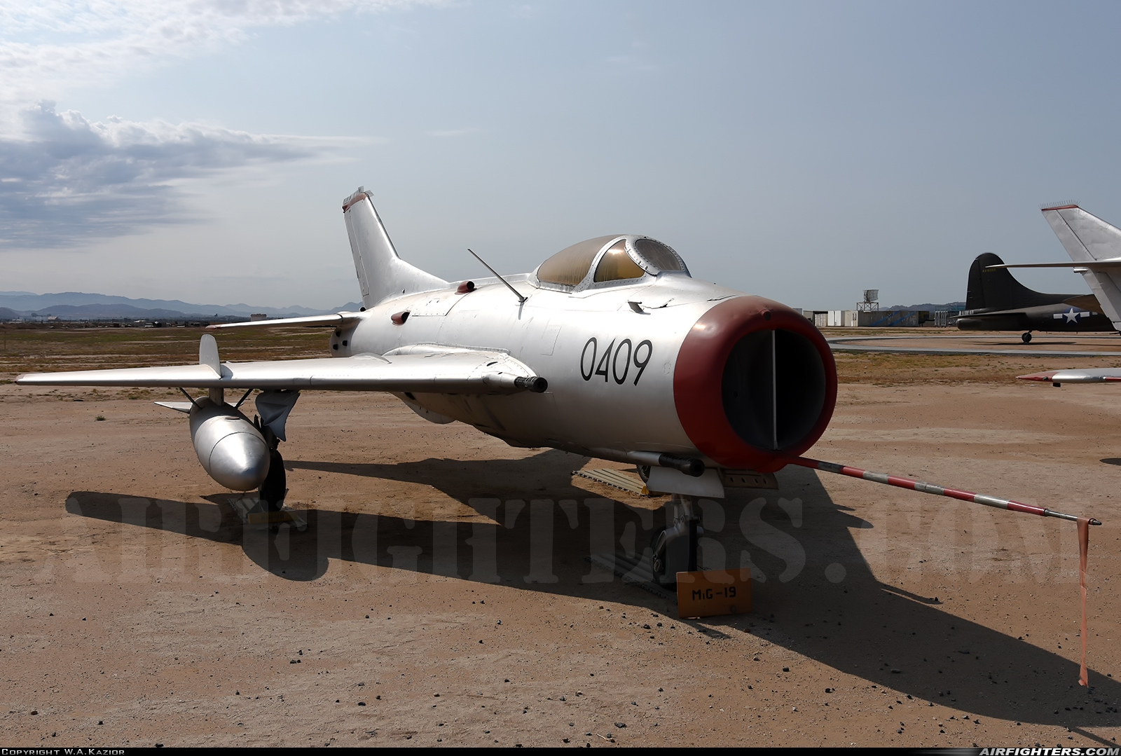Czechoslovakia - Air Force Mikoyan-Gurevich MiG-19S 0409 at Riverside - March ARB (AFB / Field) (RIV / KRIV), USA