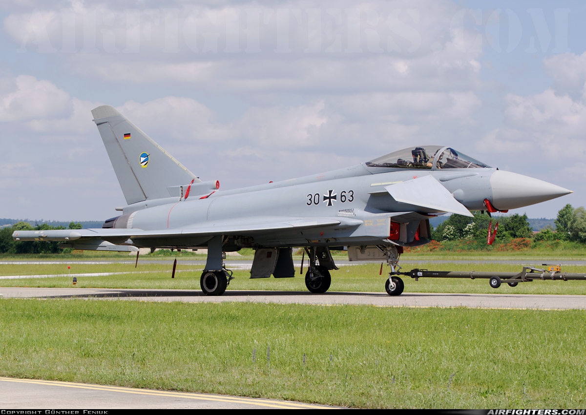 Germany - Air Force Eurofighter EF-2000 Typhoon S 30+63 at Neuburg - Zell (ETSN), Germany