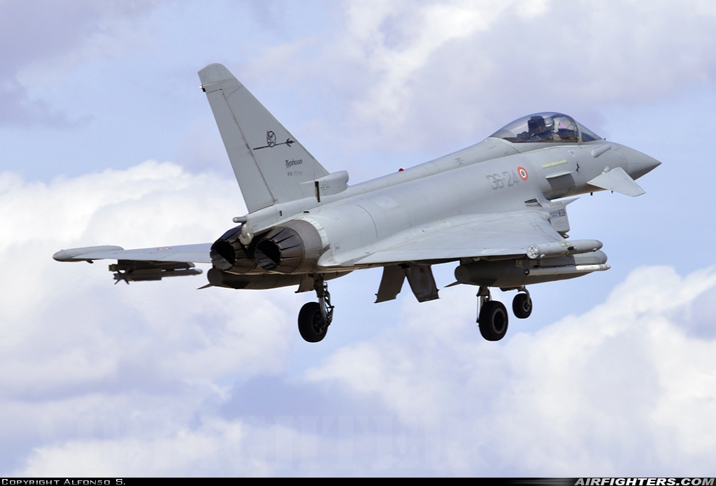 Italy - Air Force Eurofighter F-2000A Typhoon (EF-2000S) MM7298 at Albacete (- Los Llanos) (LEAB), Spain